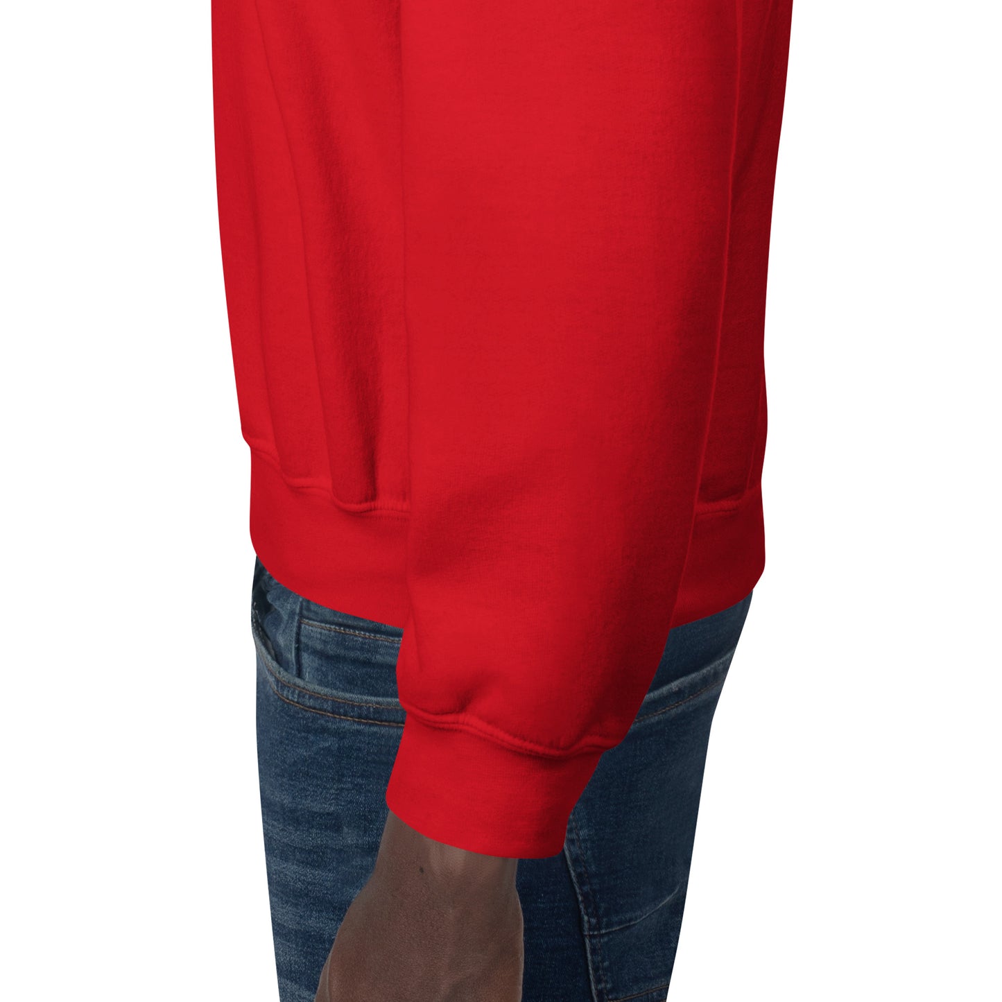 Cuello redondo unisex bordado en el pecho izquierdo