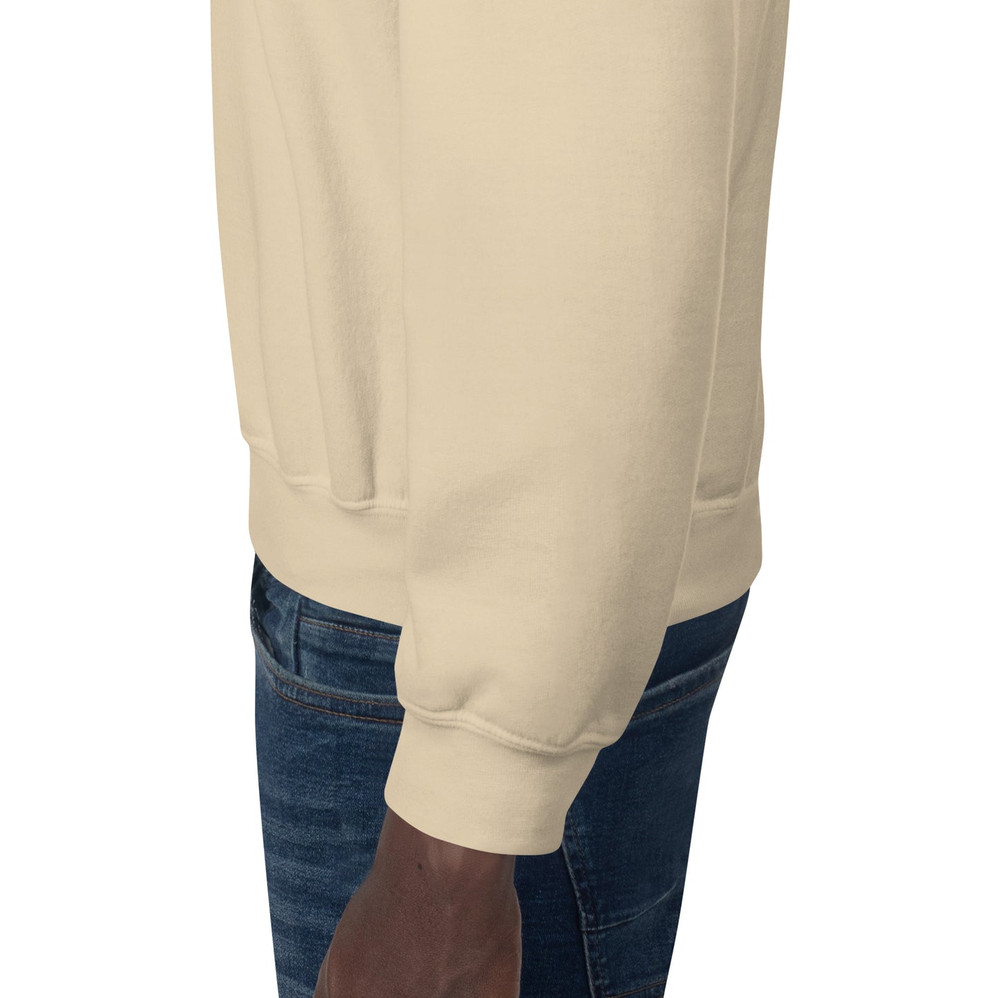 Cuello redondo unisex bordado en el pecho izquierdo