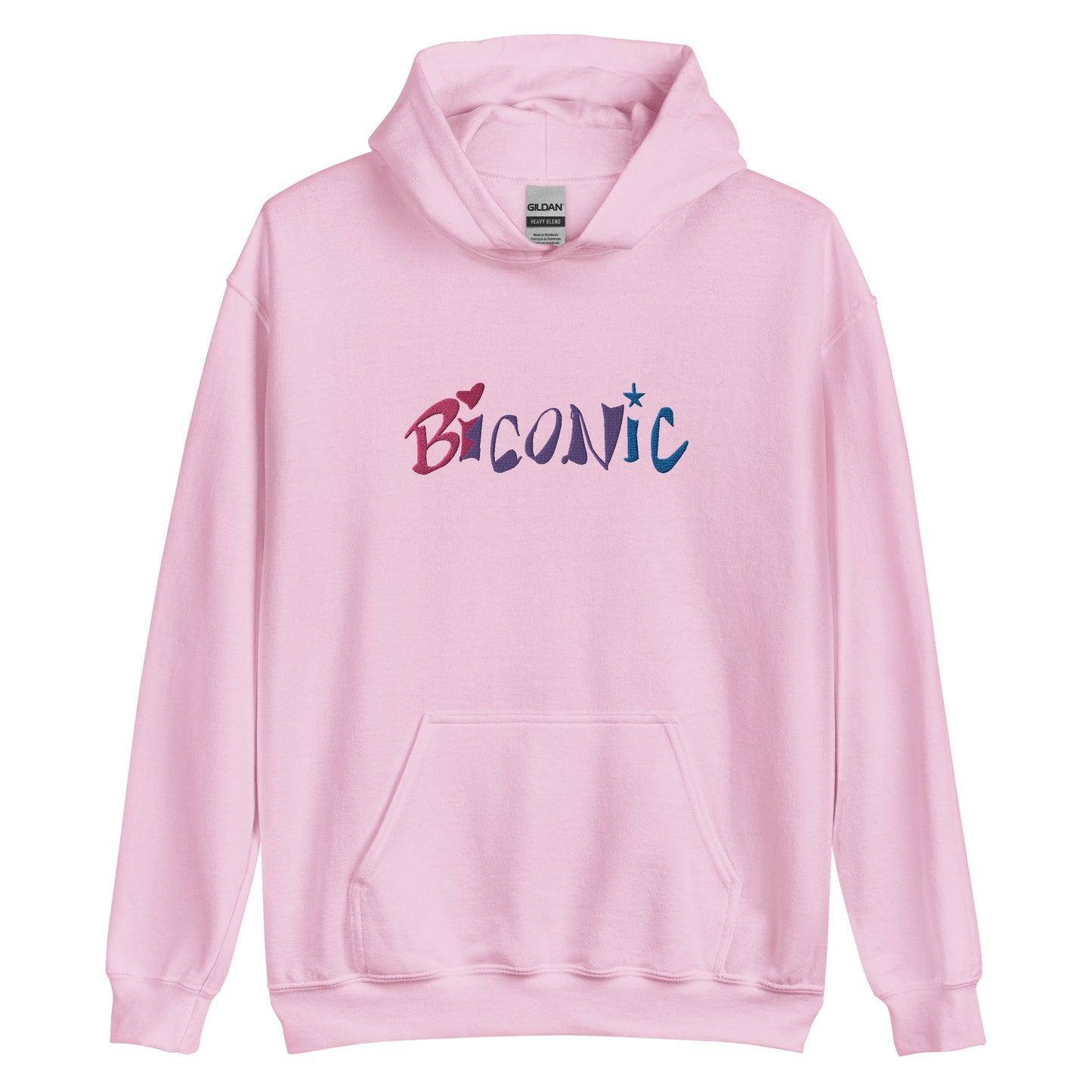Sudadera unisex con capucha bordada